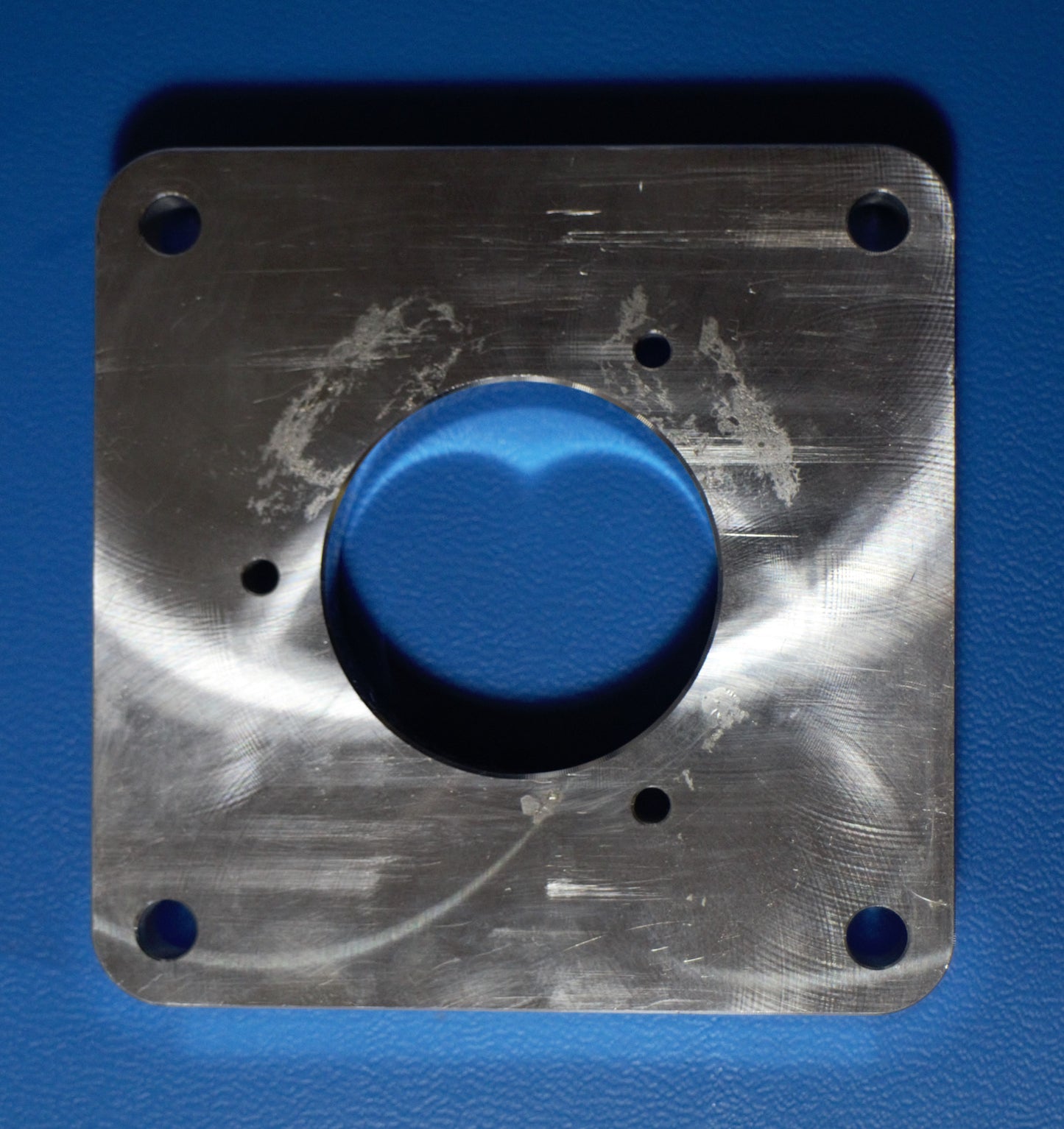 Quadratflansch 80 x 80 für Drehgeber Aluminium