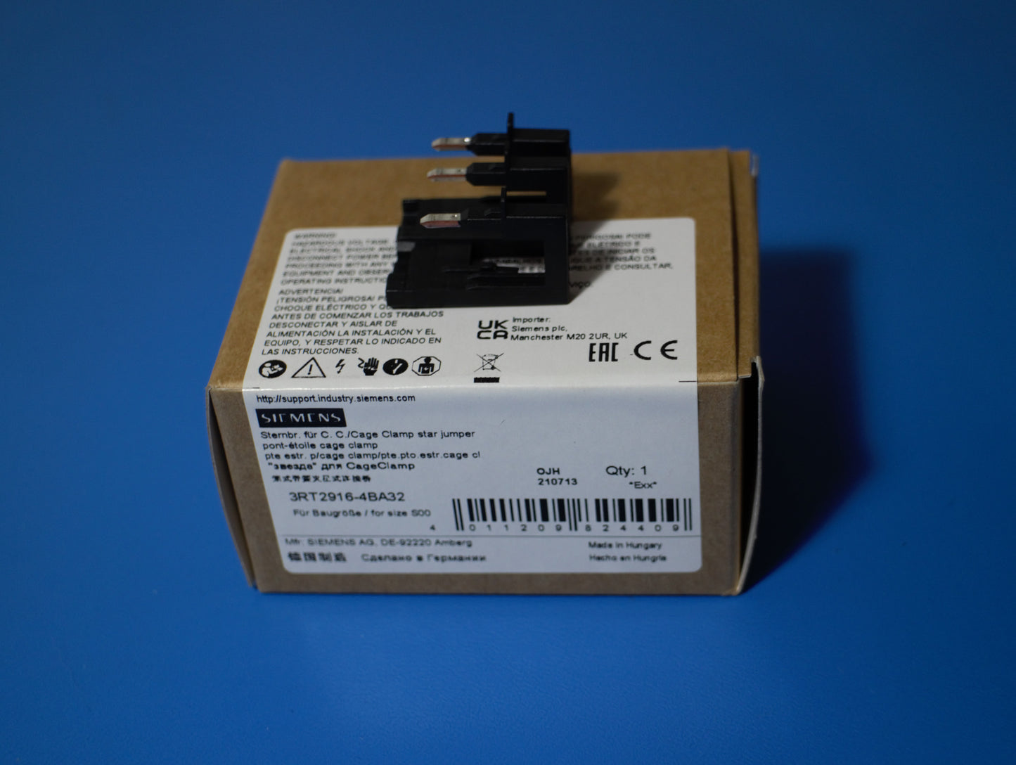 Siemens 3RT2916-4BA32 Parallelschaltverbindung, 3-polig