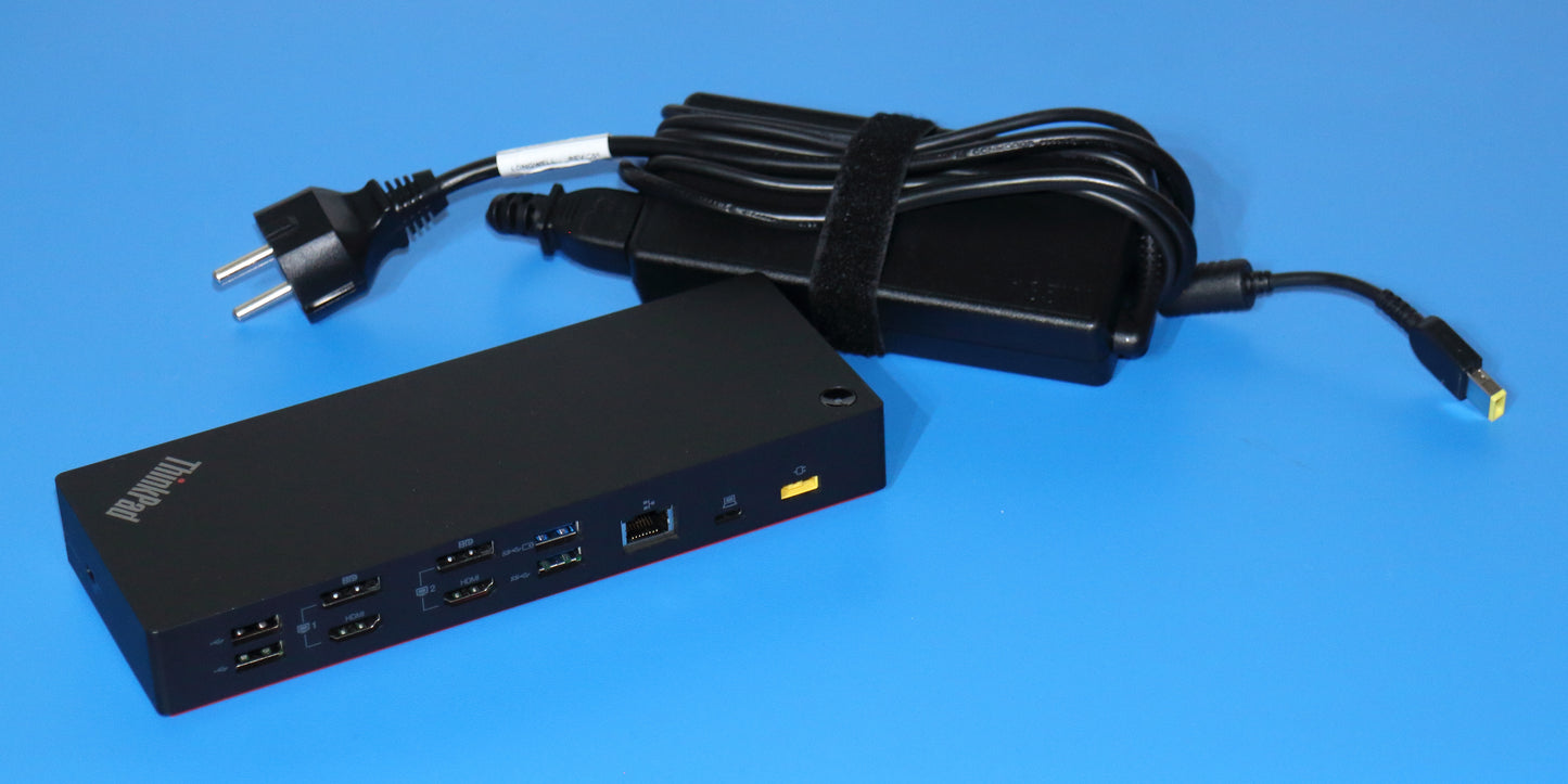 Dockingstation USB-C USB-A Lenovo ThinkPad Hybrid 40AF - Netzteil, USB-Kabel