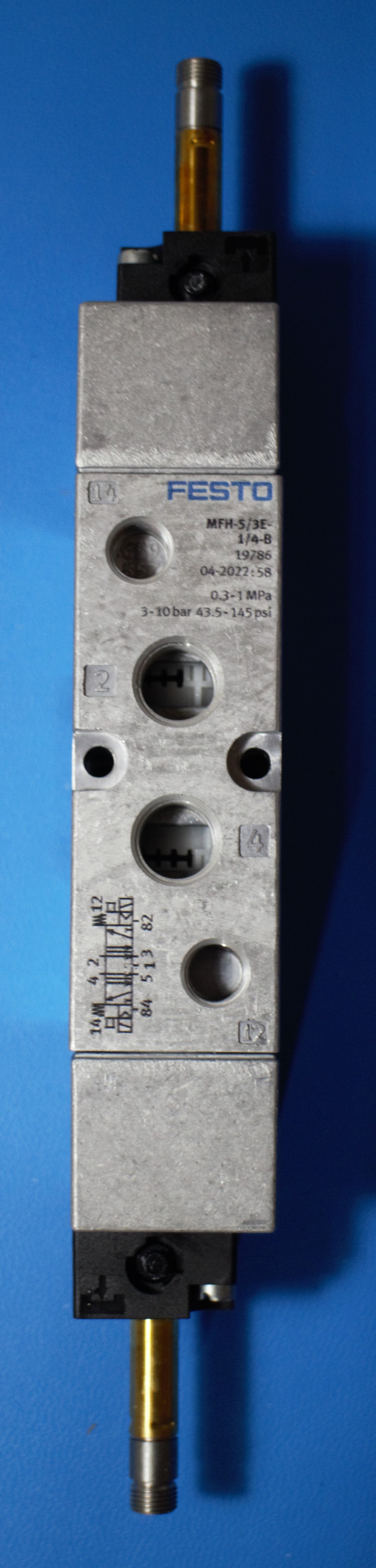 Festo MFH-5/3E-1/4-B Pneumatik Magnetventil 19786