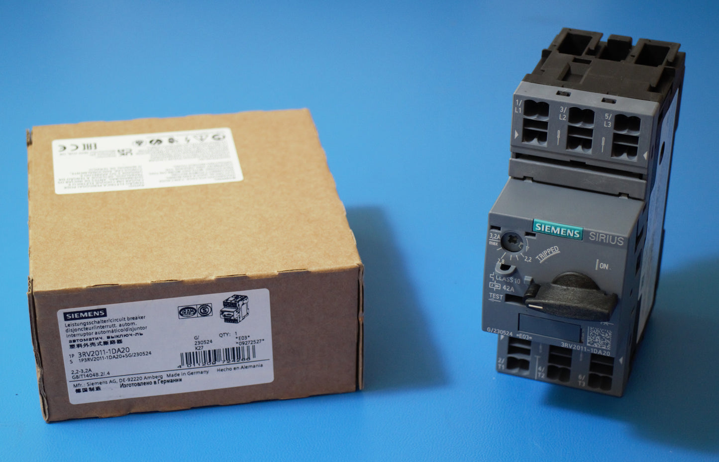 Siemens 3RV2011-1DA20 Leistungsschalter Motorschutz 2,2 - 3,2 A