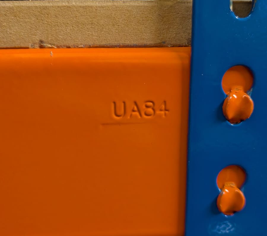 Schwerlastregal mit Stecksystem, Kaisersysteme UA84, Höhe: 245cm, Breite: 215cm