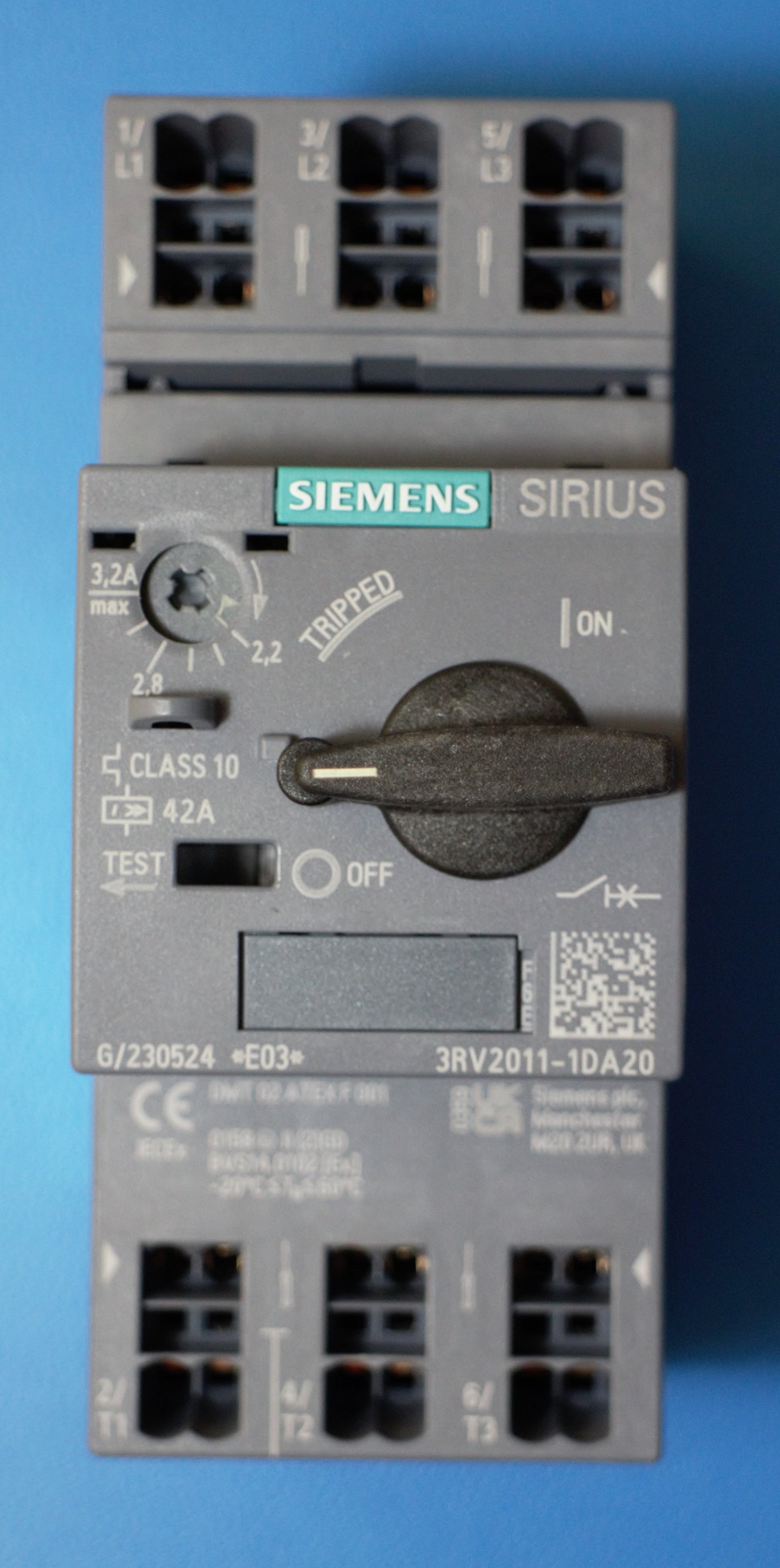 Siemens 3RV2011-1DA20 Leistungsschalter Motorschutz 2,2 - 3,2 A