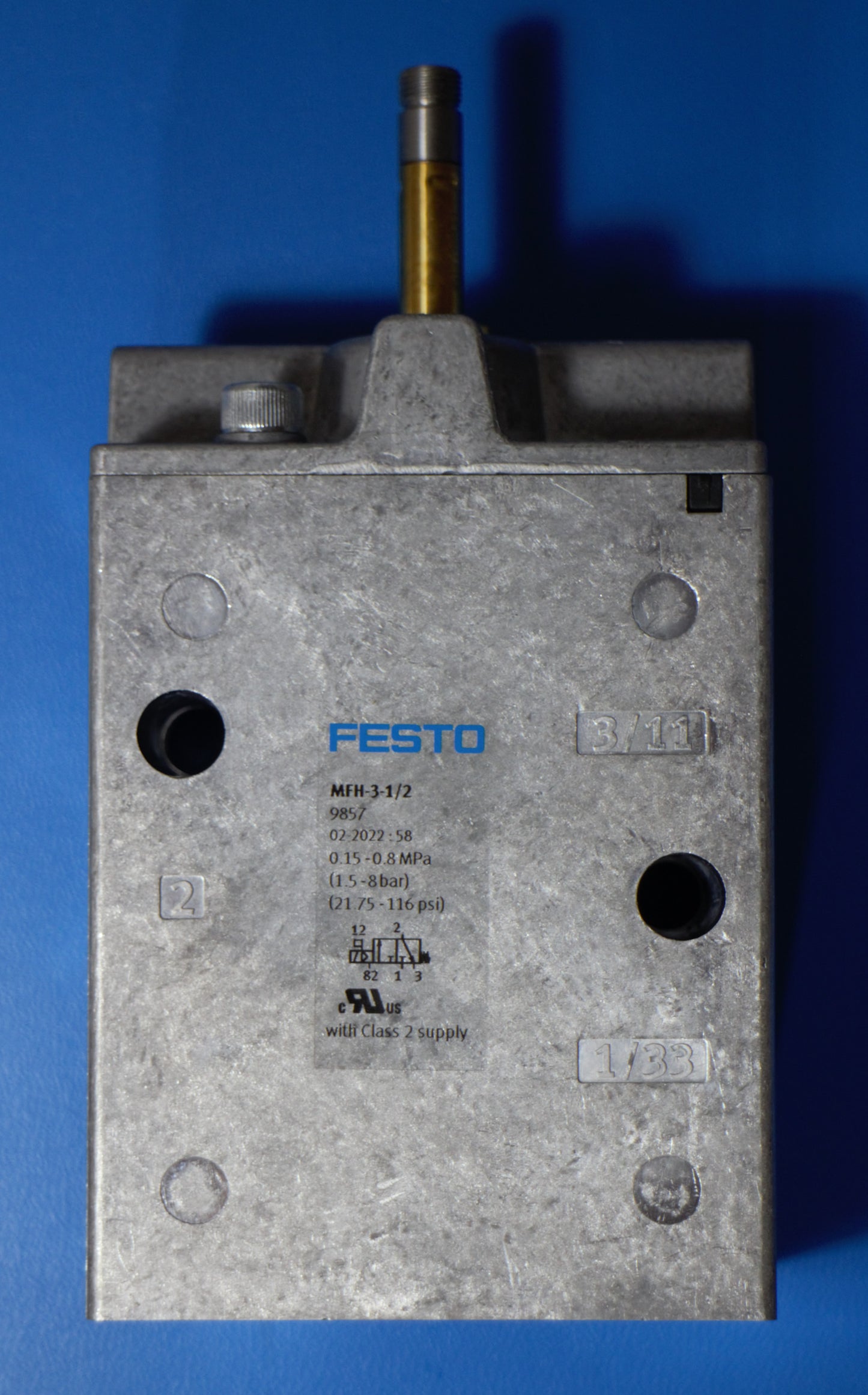 Festo MFH-3-1/2 Pneumatik Magnetventil 9857