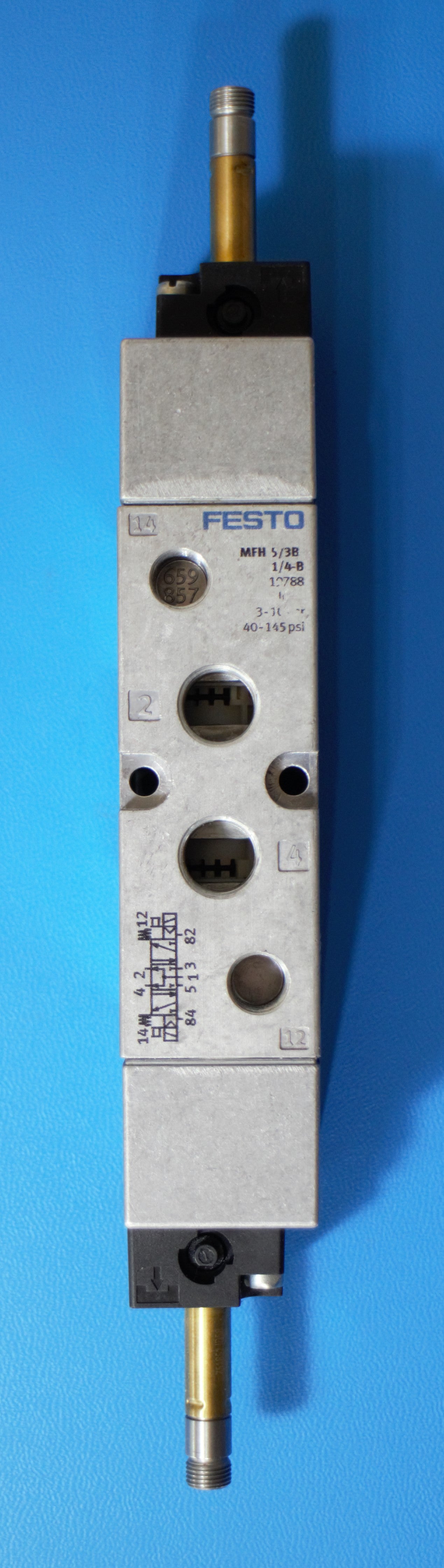 Festo MFH-5/3B-1/4-B Pneumatik Magnetventil 19788
