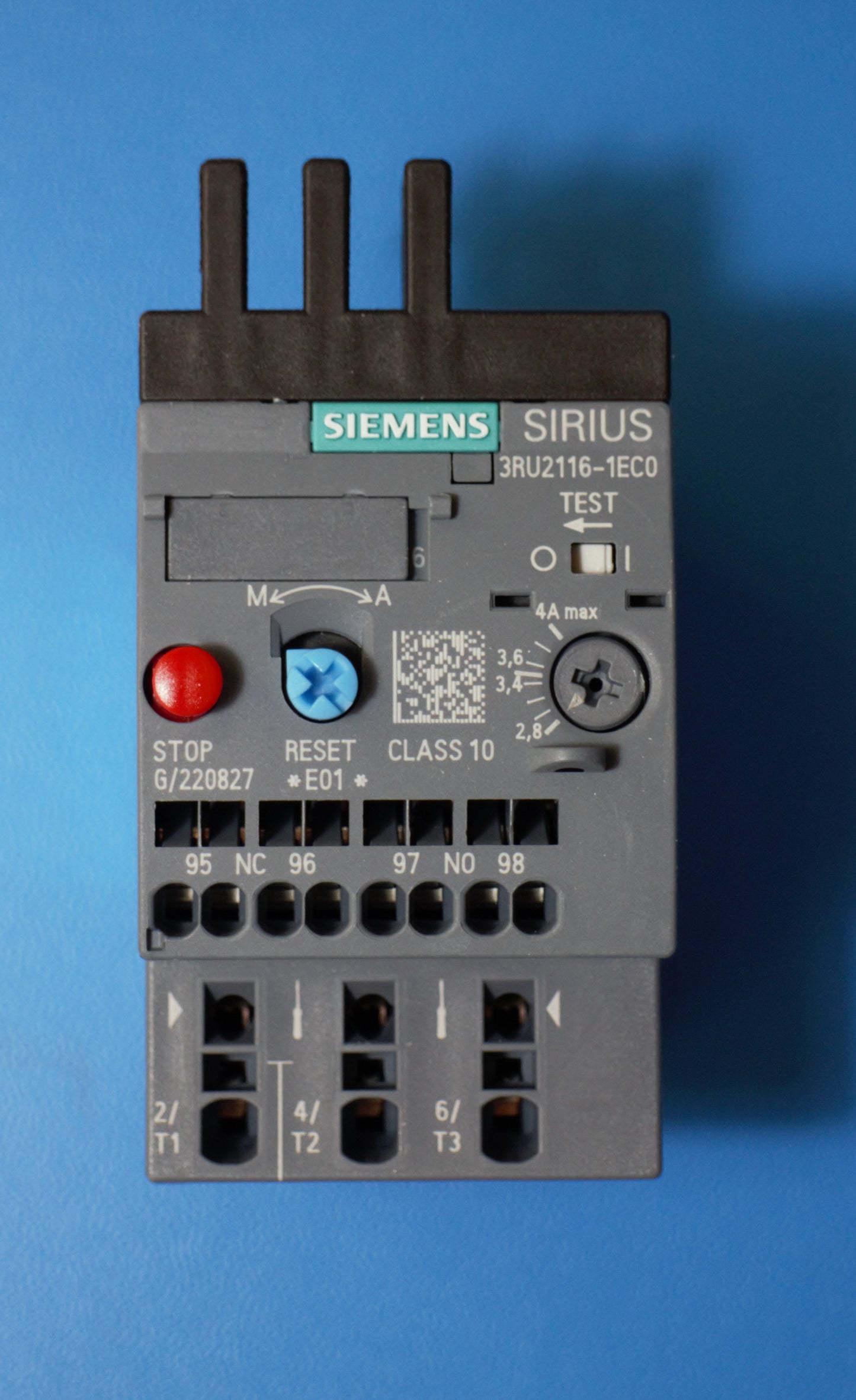 Siemens 3RU2116-1EC0 Überlastrelais thermisch für Motorschutz