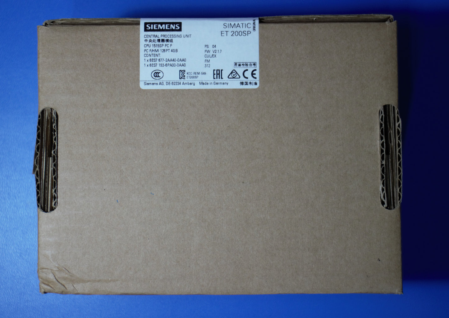 Siemens SIMATIC ET200SP 6ES7677-2FA41-0FK0 Open Controller, CPU 1515SP PC F