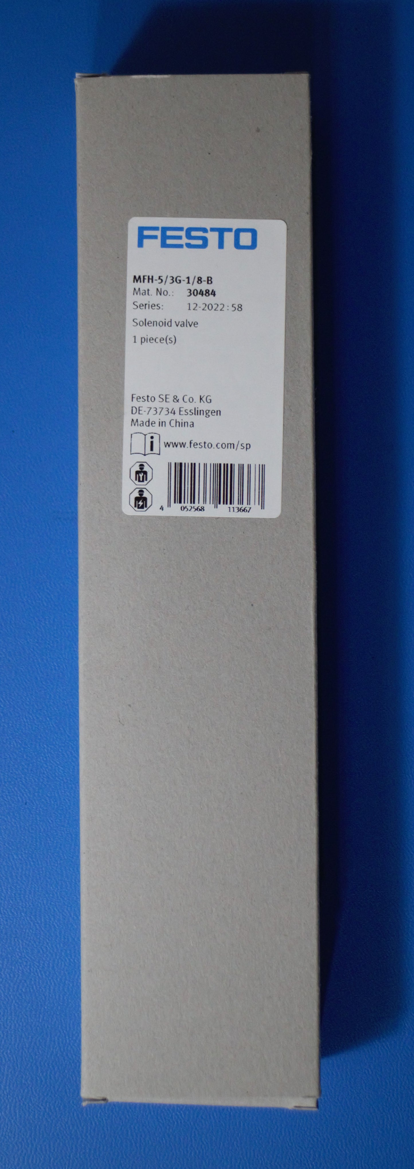 Festo MFH-5/3G-1/8-B Pneumatik Magnetventil 30484