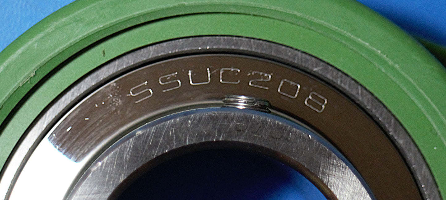 Flanschlager Kugellager ANB MUCNFL208 SSUC208 Kunststoff Edelstahl Oval 40 mm