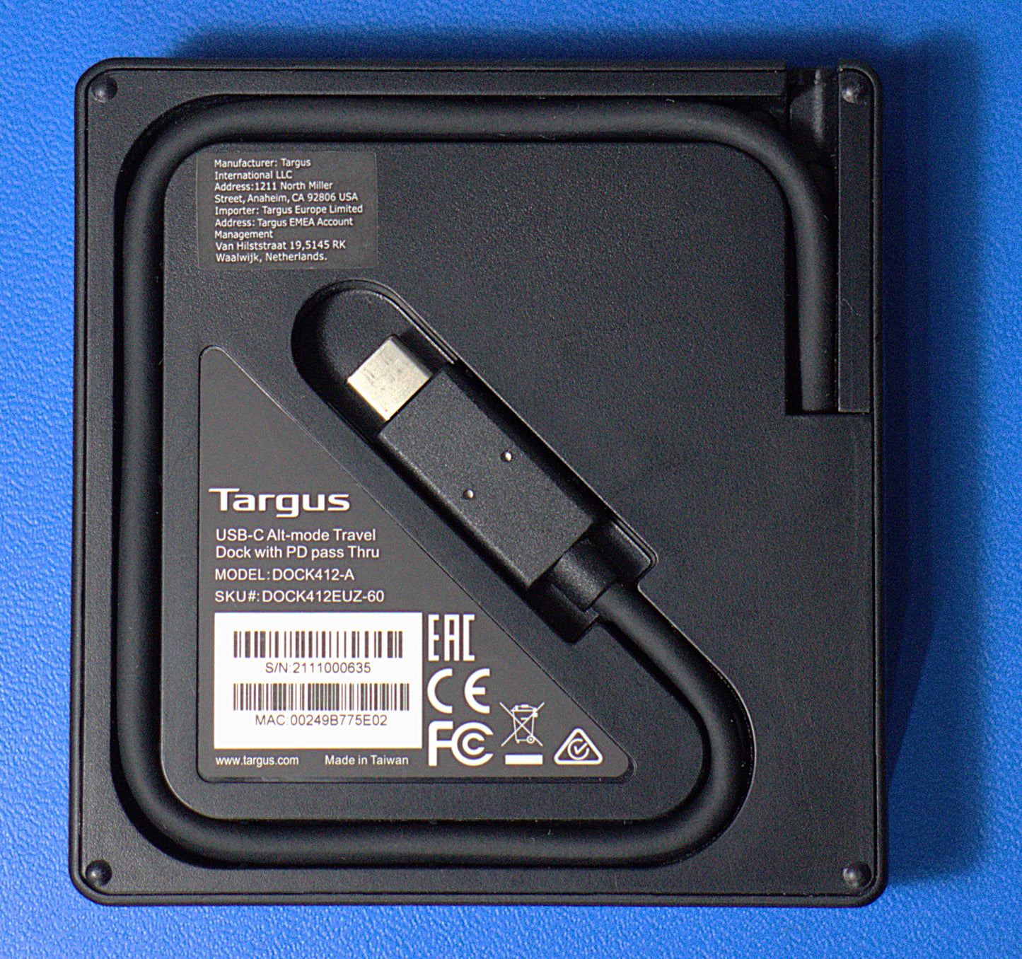 Dockingstation Targus Dock412-A USB-C