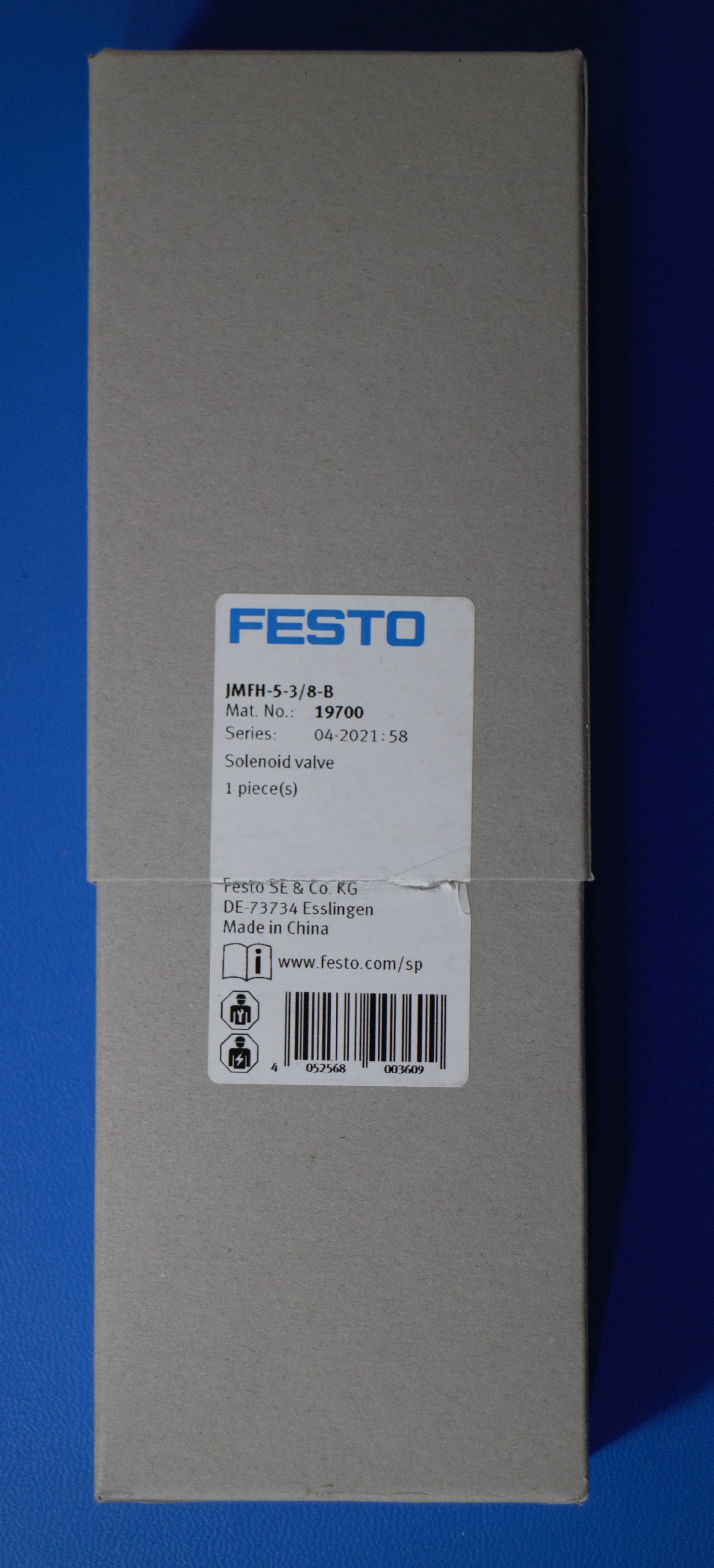 Festo JMFH-5-3/8-B Pneumatik Magnetventil 19700