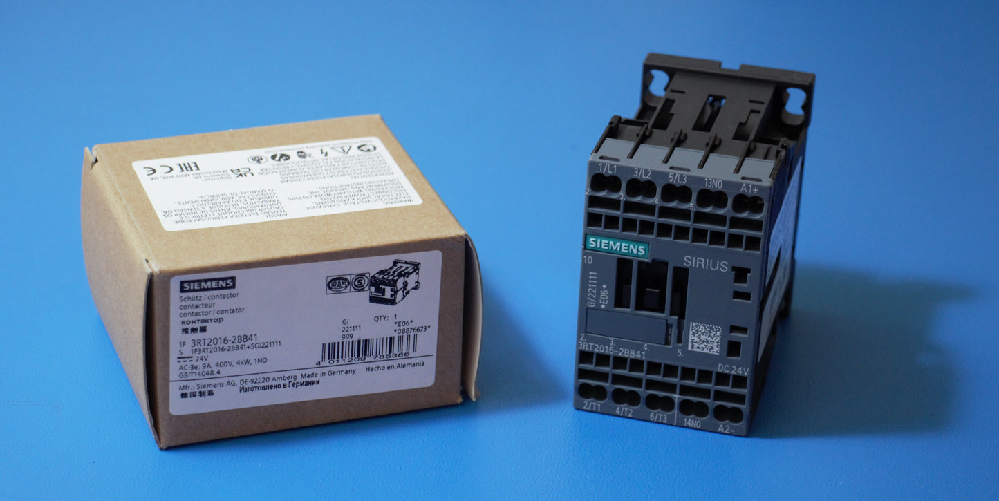 Siemens 3RT2016-2BB41 Schütz Leistungsschütz 4 kW / 400 V