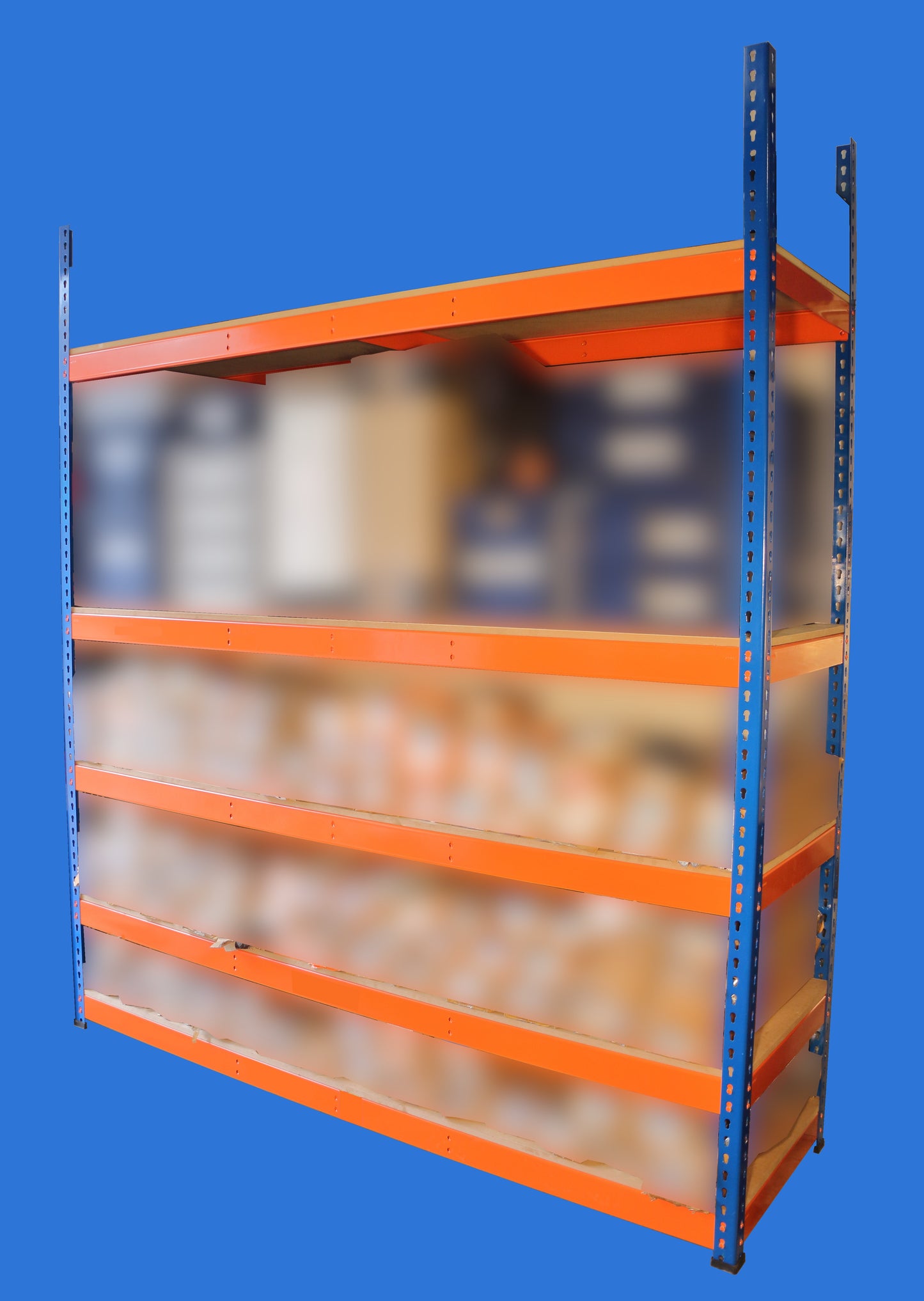 Schwerlastregal mit Stecksystem, Kaisersysteme UA84, Höhe: 245cm, Breite: 215cm