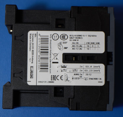 Siemens 3RH2131-2BB40 Schütz Hilfsschütz 3S + 1Ö