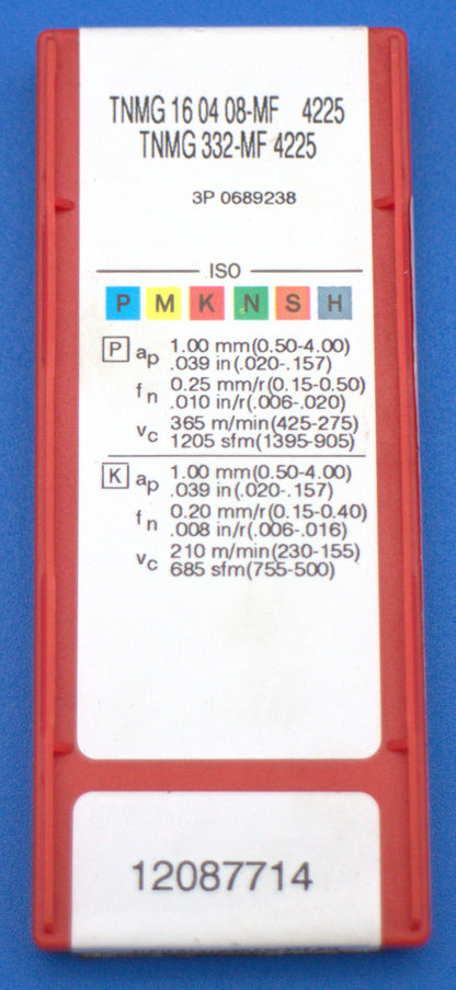 Sandvik TNMG 16 04 08-MF 332-MF 4225 | Wendeschneidplatten