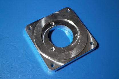Quadratflansch 80 x 80 für Drehgeber Aluminium