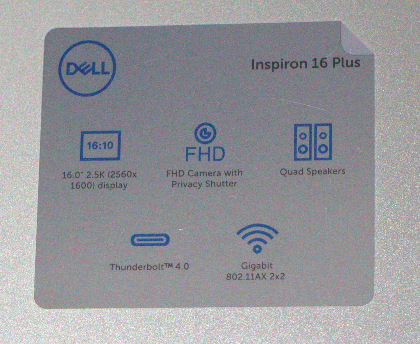 Dell Inspiron 16 Plus 7630,  16 " QHD+, NVIDIA RTX 4060, Intel i7, Win 11