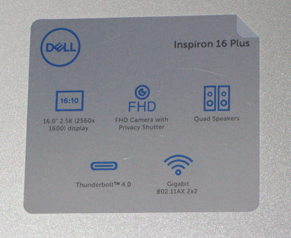 Dell Inspiron 16 Plus 7630,  16 " QHD+, NVIDIA RTX 4060, Intel i7, Win 11