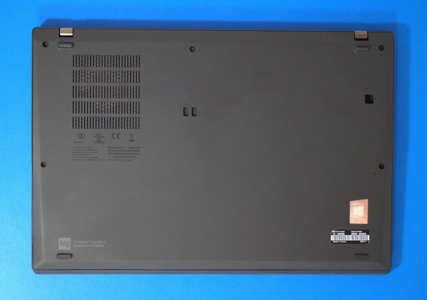Lenovo ThinkPad T14s Gen 2, 14" FHD, Intel i5-1135G7, 8 GB RAM, 256 GB, Win 11