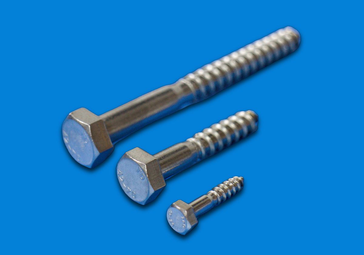 Edelstahlschrauben DIN 571 A2 Sechskant Holzschrauben M5 M6 M8 M10 M12
