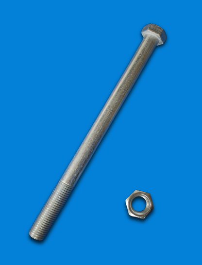 DIN 601 Bauschraube verzinkt mit Mutter Sechskant M12, M16, M20, M24