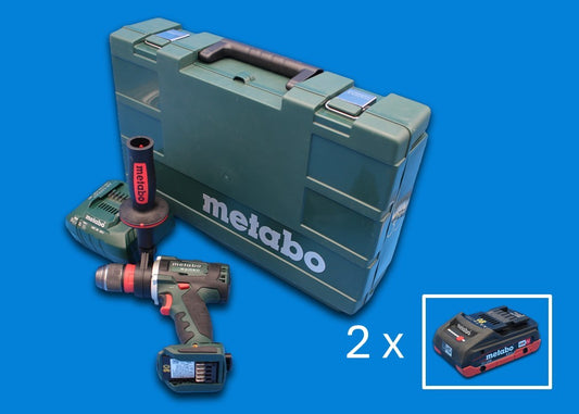 Metabo BS 18 LTX BL QI 18V inkl. 2x 4,0Ah CAS Akku, Ladegerät, Koffer