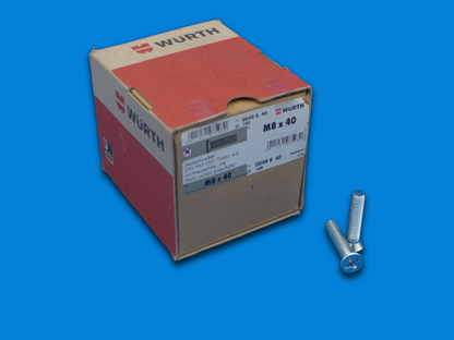 Würth Senkkopfschrauben M4/M8/M12 | DIN 965/DIN 7991 | 5–50 Stück