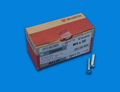 Würth Senkkopfschrauben M4/M8/M12 | DIN 965/DIN 7991 | 5–50 Stück