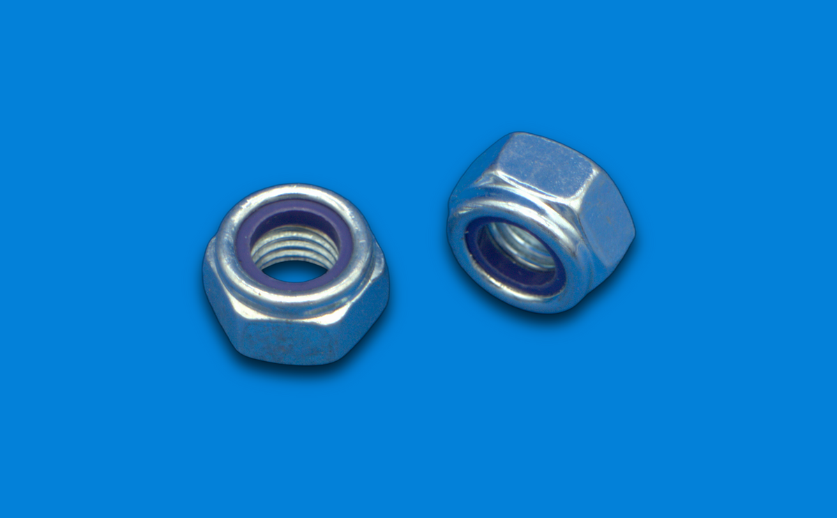 DIN 985 Sicherungsmuttern mit Nylonring | M6, M8, M12 | Verzinkt | FK 8
