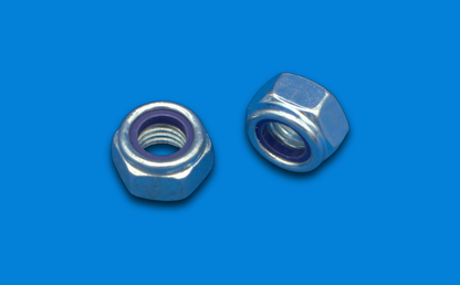 DIN 985 Sicherungsmuttern mit Nylonring | M6, M8, M12 | Verzinkt | FK 8