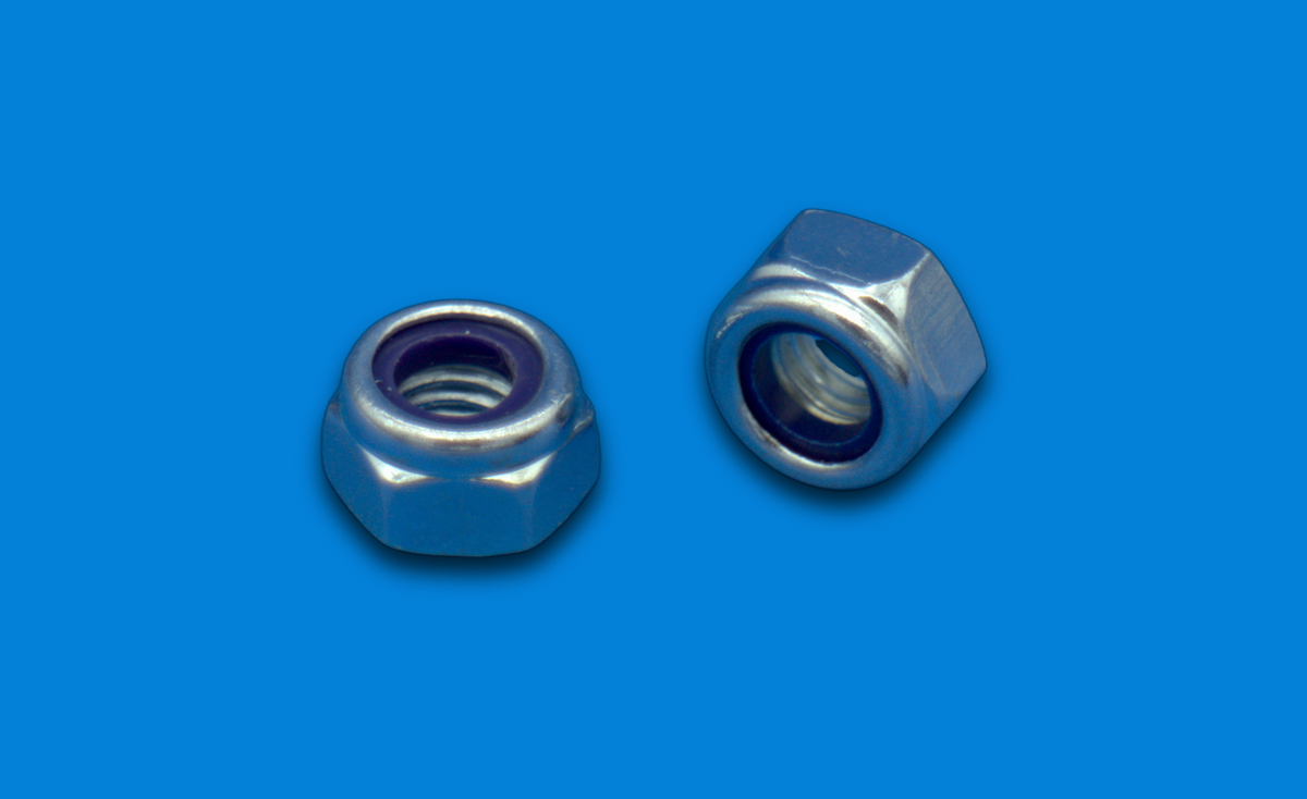 DIN 985 Sicherungsmuttern mit Nylonring | M6, M8, M12 | Verzinkt | FK 8